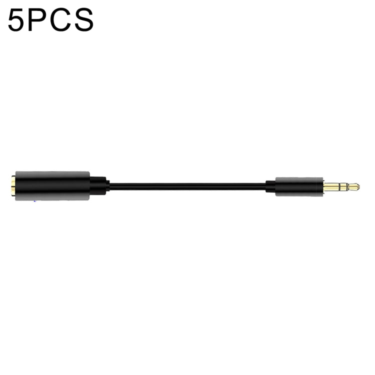 5 uds 13cm Metal 3,5mm Audio 4 polos hembra a 3 polos macho Cable adaptador de micrófono, 4 Pole to  3 Pole Adapter Cable