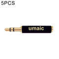 5 adaptadores de micrófono de 3,5 mm de audio de 4 polos hembra a 3 polos macho, 4 Pole to  3 Pole Adapter
