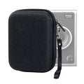 Bolsa de almacenamiento con estuche rígido para FUJIFILM Instax mini EVO, Fabric Pattern Black, Fabric Pattern Grey