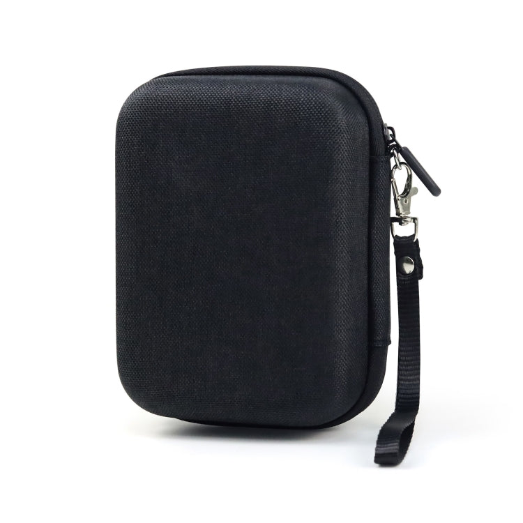 Bolsa de almacenamiento con estuche rígido para FUJIFILM Instax mini EVO, Fabric Pattern Black, Fabric Pattern Grey