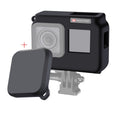 Para Insta360 One R 4K con marco Funda protectora de silicona a prueba de golpes con tapa de lente, 4K Case + Lens Cap