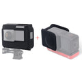 Para cámara panorámica Insta360 One R con marco, funda protectora de silicona a prueba de golpes con tapa de lente, Panoramic  Case + Lens Cap