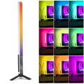LUXCeO Mood1 50cm RGB Atmósfera Colorida Ritmo LED Stick Luz de Relleno de Fotos y Vídeo de Mano, Sin Trípode, 50cm