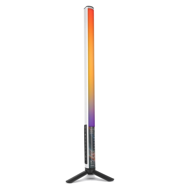 LUXCeO Mood1 50cm RGB Atmósfera Colorida Ritmo LED Stick Luz de Relleno de Fotos y Vídeo de Mano, Sin Trípode, 50cm