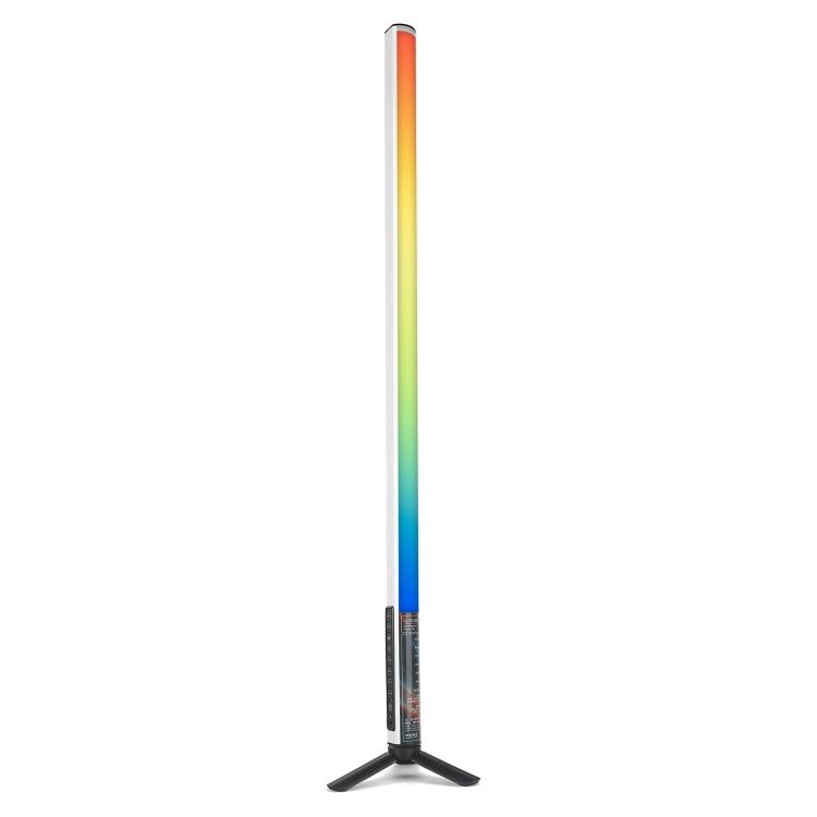 LUXCeO Mood1 85cm RGB Atmósfera Colorida Ritmo LED Stick Luz de Relleno de Fotos y Vídeo de Mano, Sin Trípode, 85cm