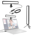 LUXCeO WS66 USB LED Luz de video en vivo 2500K-9000K Luz de relleno de conferencia para computadora portátil bicolor, WS66