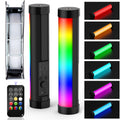 LUXCeO P100 RGB Photo Video Light Stick Luz de relleno portátil con control remoto y Softbox de rejilla, P100+Grid Softbox