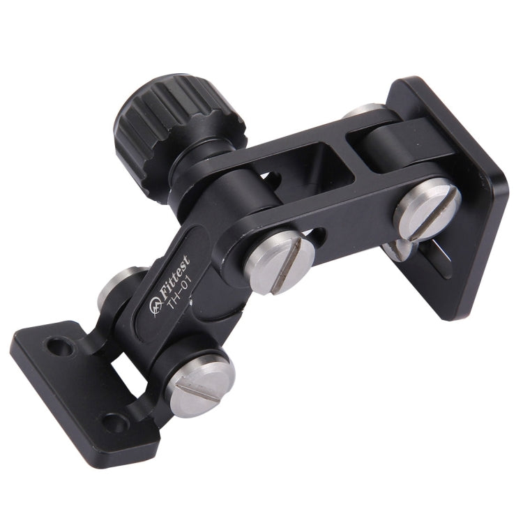 Fittest TH-01 Soporte de lente de zoom teleobjetivo con placa de liberación rápida de enfoque largo de aleación de aluminio