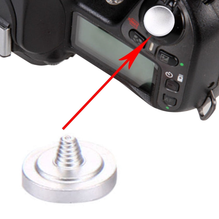 Botón disparador de cámara de metal universal, diámetro: 11 mm, grosor: 2 mm