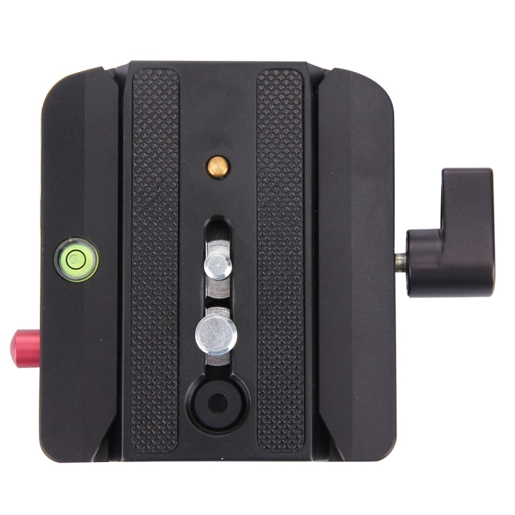 Fittest FC-501 Conjunto de liberación rápida Adaptador de abrazadera de aleación de aluminio con placa deslizante de liberación rápida para reemplazo de trípode Manfrotto 577, FC-501