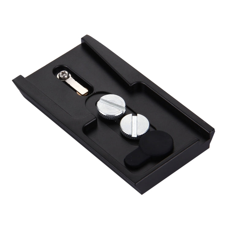 Fittest FC-501 Conjunto de liberación rápida Adaptador de abrazadera de aleación de aluminio con placa deslizante de liberación rápida para reemplazo de trípode Manfrotto 577, FC-501