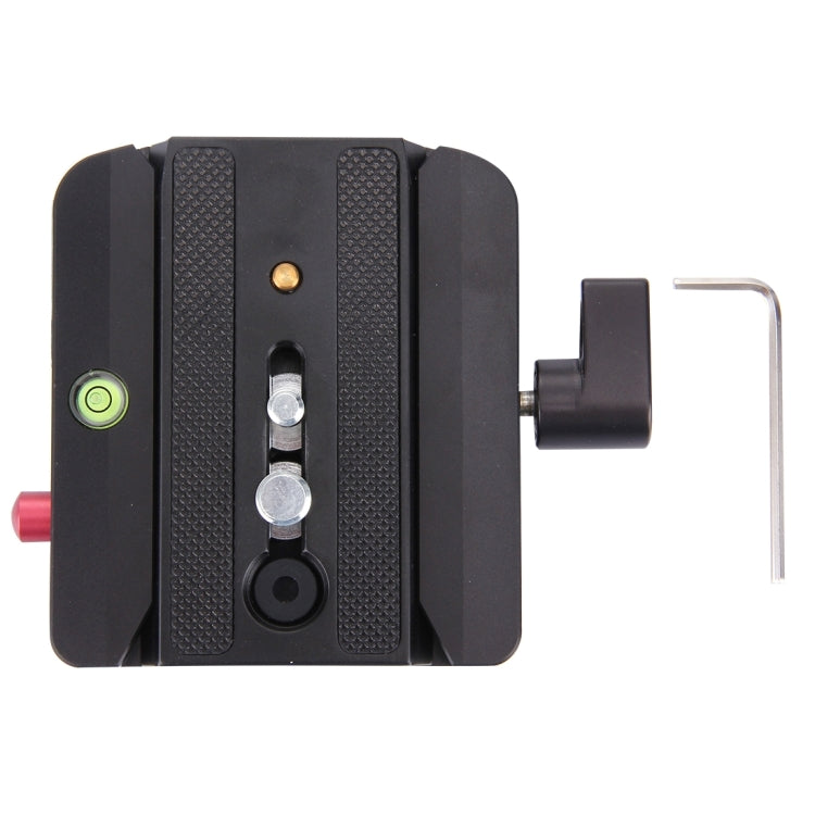 Fittest FC-501 Conjunto de liberación rápida Adaptador de abrazadera de aleación de aluminio con placa deslizante de liberación rápida para reemplazo de trípode Manfrotto 577, FC-501