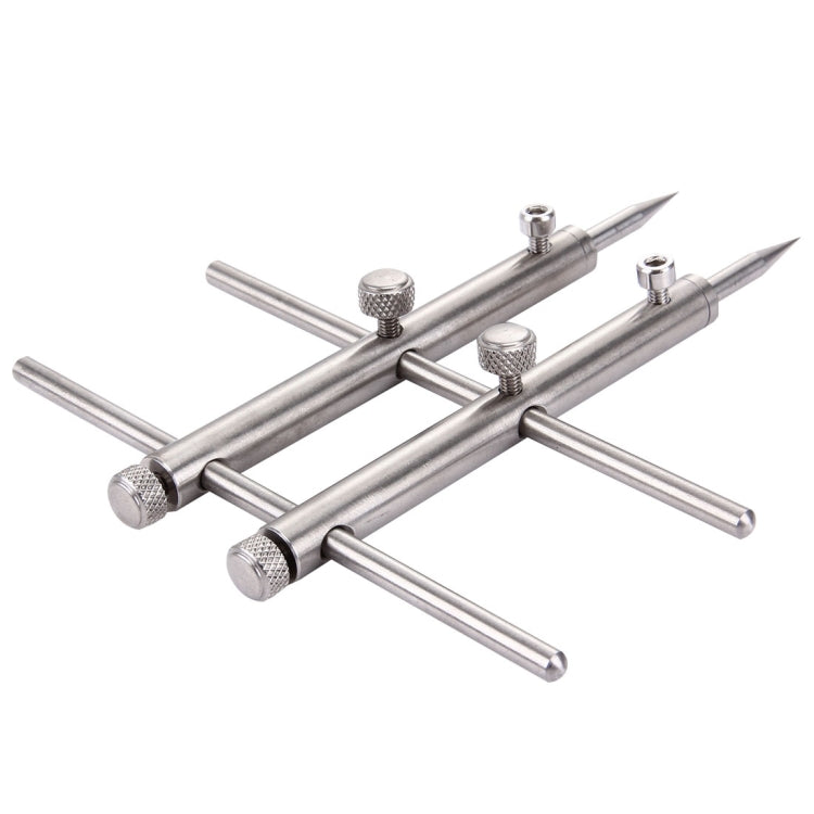 LRT-03 Lente de cámara DSLR profesional Llave inglesa de acero inoxidable Kit de herramientas de reparación abierta con 3 pares de cabezales de repuesto