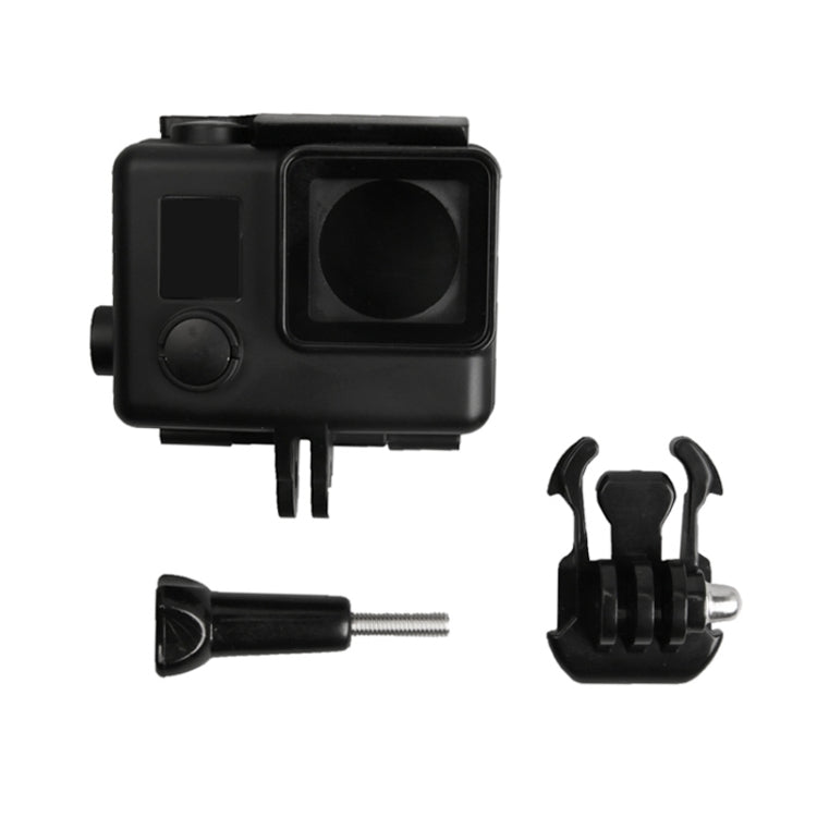 Para GoPro HERO4 ABS esqueleto carcasa protectora cubierta con hebilla montaje básico y tornillo de avance, HERO4