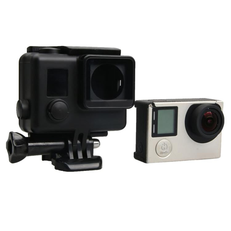 Para GoPro HERO4 ABS esqueleto carcasa protectora cubierta con hebilla montaje básico y tornillo de avance, HERO4