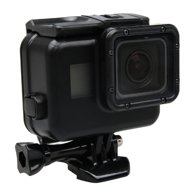 2 en 1 para cubierta trasera de pantalla táctil GoPro HERO5 + funda protectora impermeable de 45 m (no es necesario desmontar la lente cuando está instalada) con hebilla de montaje básico y tornillo de avance, No Need to Disassemble Lens