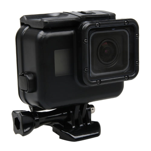 2 en 1 para cubierta trasera de pantalla táctil GoPro HERO5 + funda protectora impermeable de 45 m (no es necesario desmontar la lente cuando está instalada) con hebilla de montaje básico y tornillo de avance, No Need to Disassemble Lens