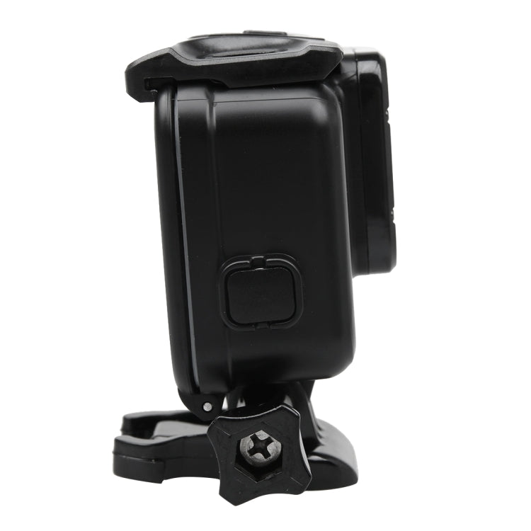 2 en 1 para cubierta trasera de pantalla táctil GoPro HERO5 + funda protectora impermeable de 45 m (no es necesario desmontar la lente cuando está instalada) con hebilla de montaje básico y tornillo de avance, No Need to Disassemble Lens