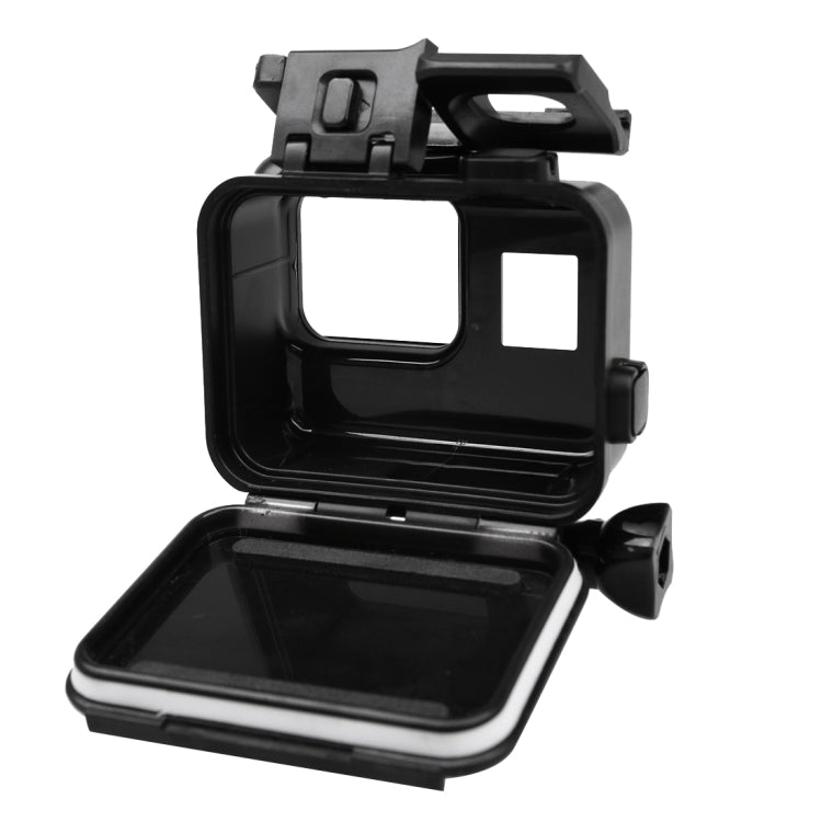 2 en 1 para cubierta trasera de pantalla táctil GoPro HERO5 + funda protectora impermeable de 45 m (no es necesario desmontar la lente cuando está instalada) con hebilla de montaje básico y tornillo de avance, No Need to Disassemble Lens