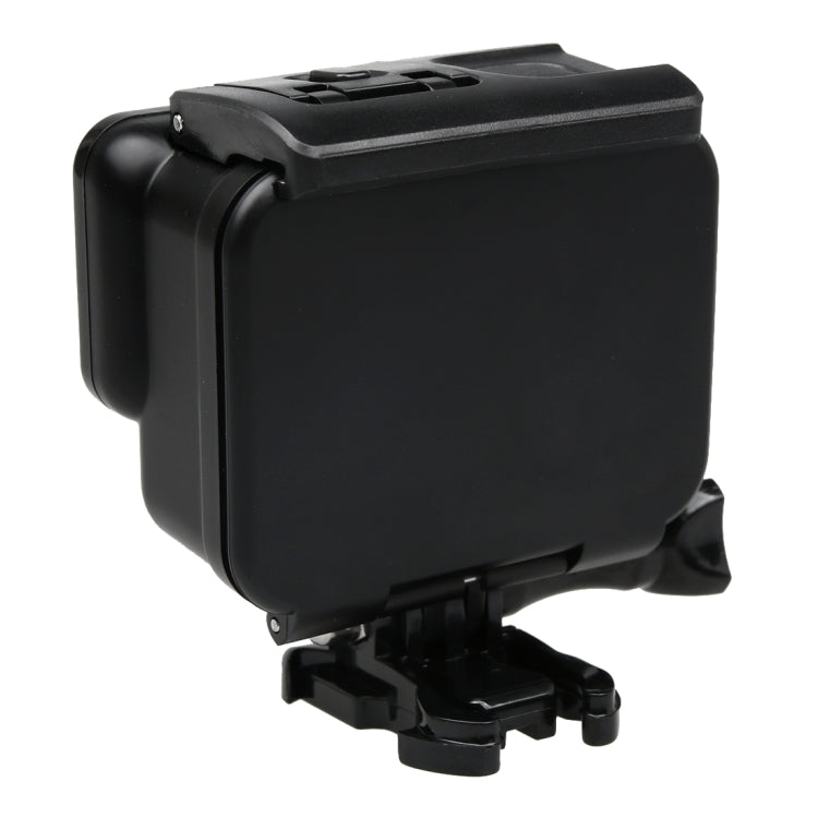 2 en 1 para GoPro HERO6 /5 Cubierta trasera de pantalla táctil + Funda protectora impermeable de 45 m (es necesario desmontar la lente cuando está instalada) con hebilla de montaje básico y tornillo de avance, Need to Disassemble Lens