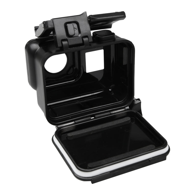 2 en 1 para GoPro HERO6 /5 Cubierta trasera de pantalla táctil + Funda protectora impermeable de 45 m (es necesario desmontar la lente cuando está instalada) con hebilla de montaje básico y tornillo de avance, Need to Disassemble Lens