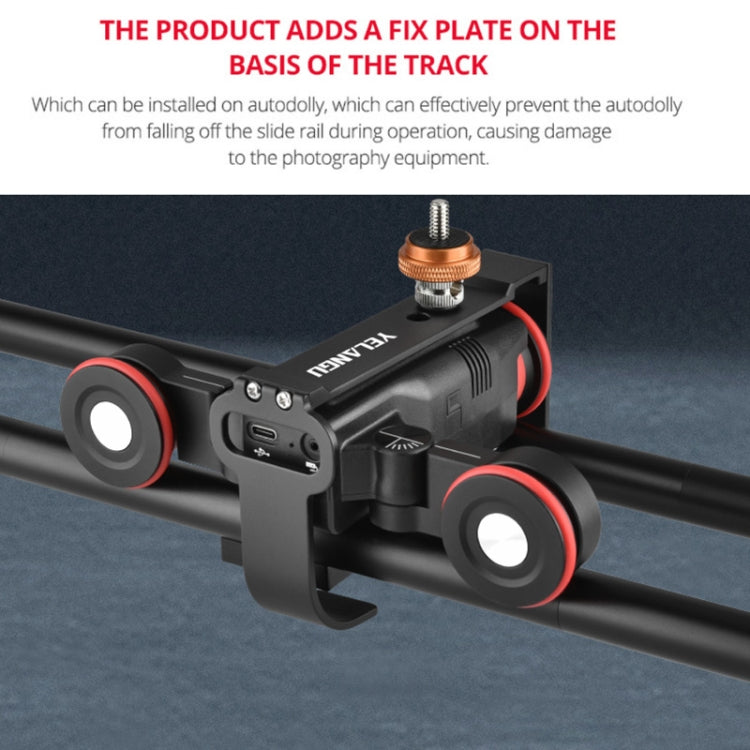 YELANGU L50E 60 cm Cámara de empalme Slider Dolly Rail + L5i Dolly Car