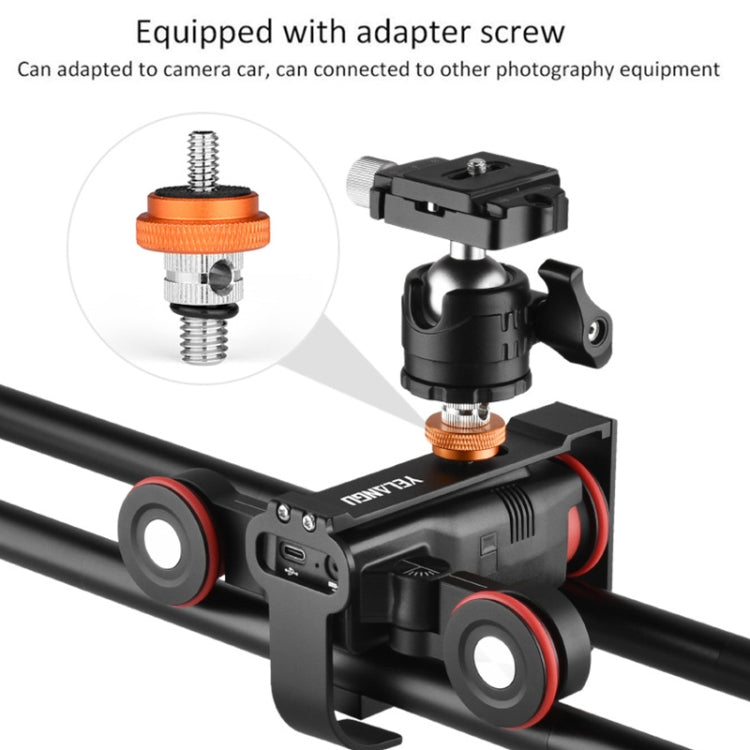 YELANGU L50E 60 cm Cámara de empalme Slider Dolly Rail + L5i Dolly Car