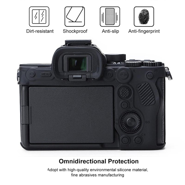 Funda protectora de silicona suave para Sony A7 IV, For Sony A7 IV