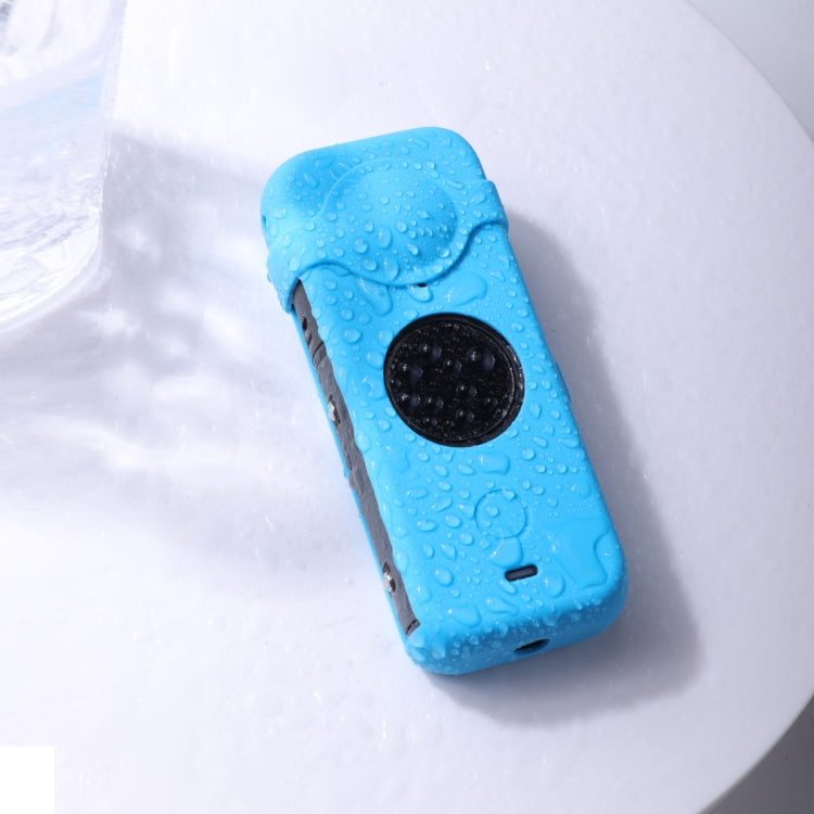 Funda de silicona a prueba de polvo de cuerpo completo con cubierta de lente para Insta360 ONE X2, 2