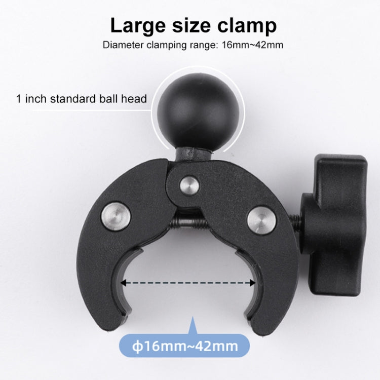 Soporte ajustable para manillar de motocicleta y bicicleta, cámara de acción con rotación de 360 grados, con abrazadera para teléfono, Standard Version with Phone Clamp