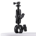 Soporte para manillar de motocicleta y bicicleta, cámara de acción ajustable con rotación de 360 grados, versión extendida, Extended Version