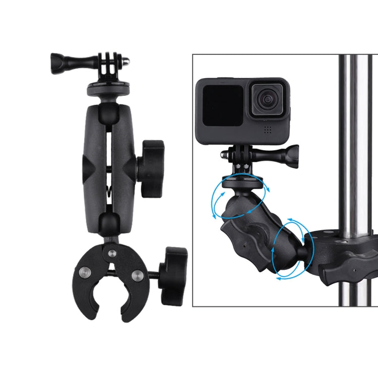 Versión extendida 360 Rotación Cámara de Acción Ajustable Abrazadera Alicate Base Titular, Extended Version Plier Base Holder