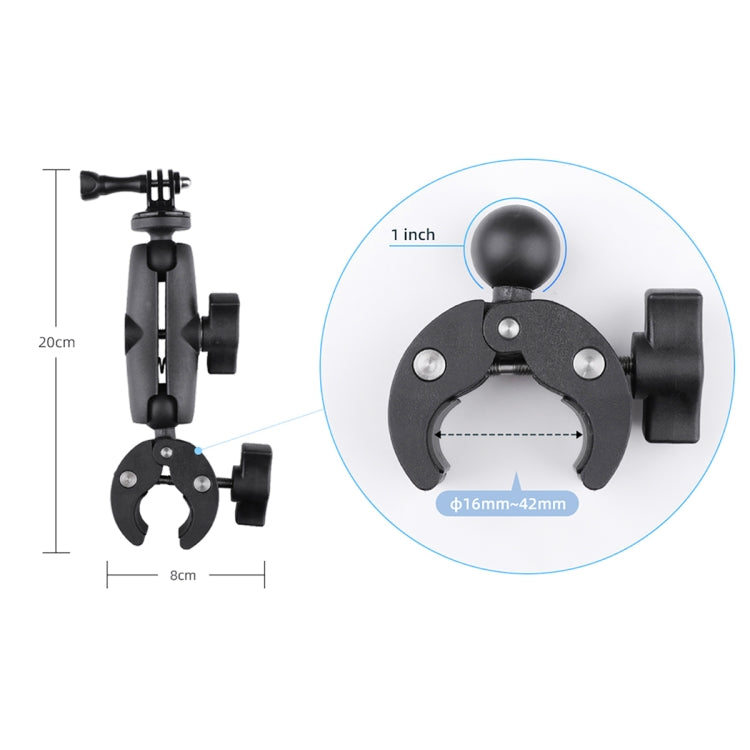 Versión extendida, soporte de Base de alicates de abrazadera ajustable con rotación de 360 grados, con abrazadera para teléfono, Extended Version Plier Base Holder + Phone Clamp