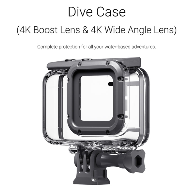 Carcasa impermeable para cámara de buceo de profundidad subacuática de 60m para Insta360 One RS 4K, For Insta360 One RS 4K