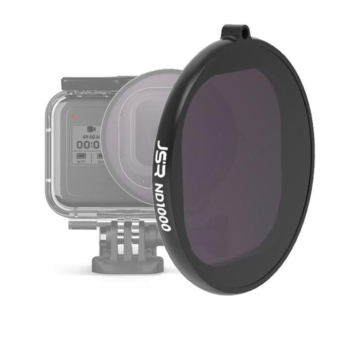 Filtro de lente ND1000 de carcasa redonda JSR para GoPro HERO8 negro, ND1000 Lens