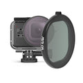 Filtro de lente CPL de carcasa redonda JSR para GoPro HERO8 negro, CPL Lens