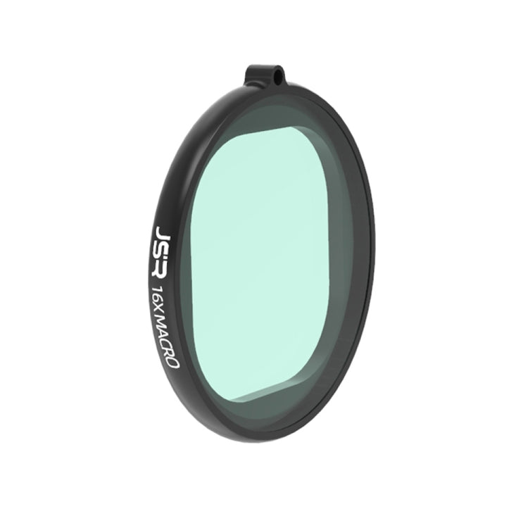 Filtro de lente macro JSR de carcasa redonda 16X para GoPro HERO8 negro, Macro Lens