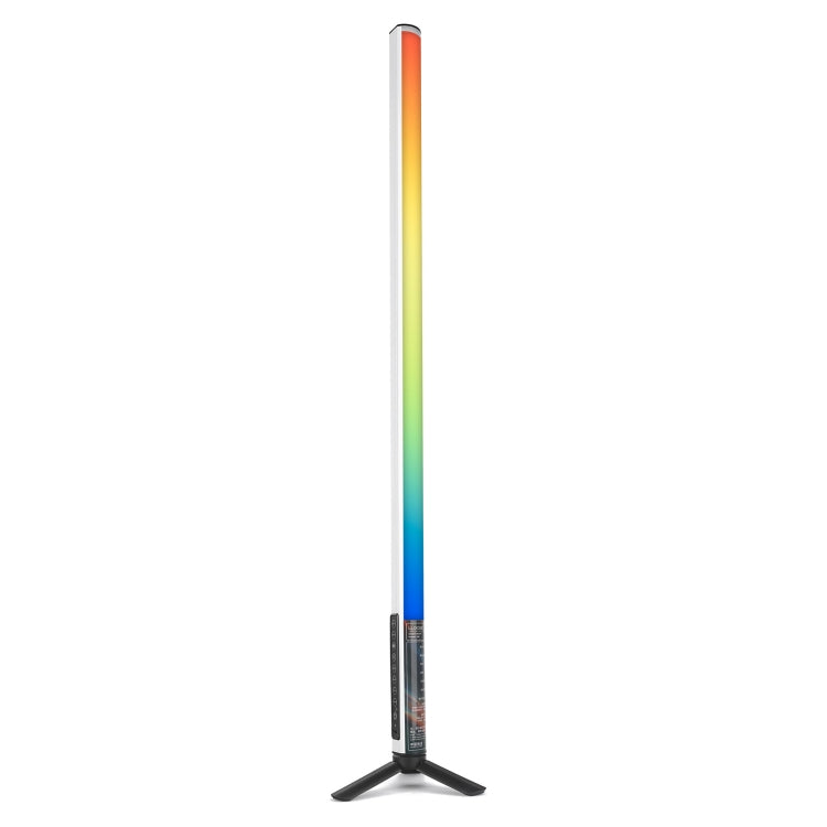 LUXCeO Mood1 85cm RGB Colorido Atmósfera Ritmo LED Stick Luz de Relleno de Fotos y Vídeo de Mano con Trípode, 85cm with Tripod