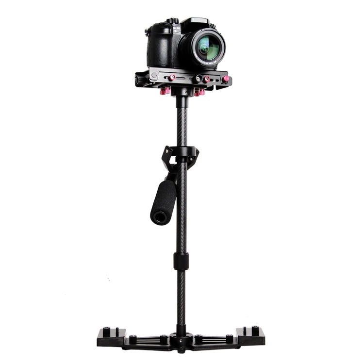 YELANGU YLG0107K 40-67cm aluminio de aviación + estabilizador de mano Steadicam profesional de fibra de carbono para cámara DSLR DV