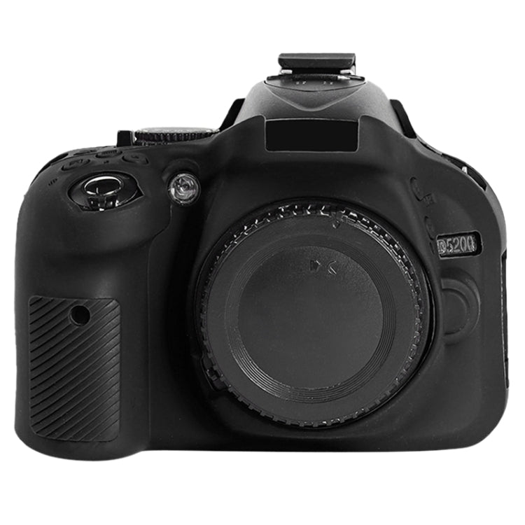 Funda protectora de silicona suave para Nikon D5200, For Nikon D5200