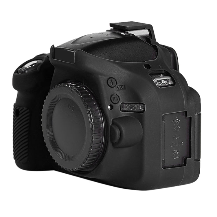 Funda protectora de silicona suave para Nikon D5200, For Nikon D5200