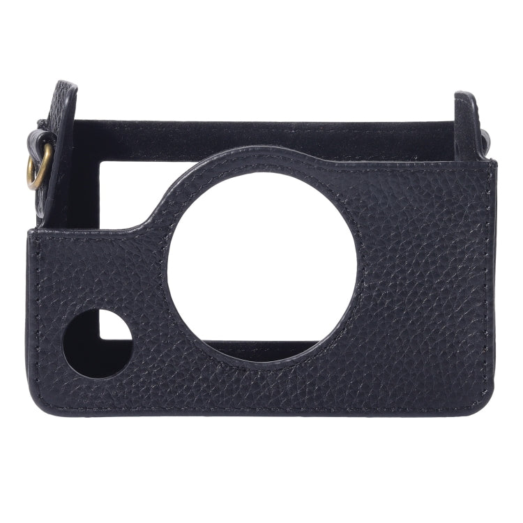 Para FUJIFILM instax mini Evo Cámara de cuerpo completo Funda de cuero genuino con correa, For FUJIFILM instax mini Evo