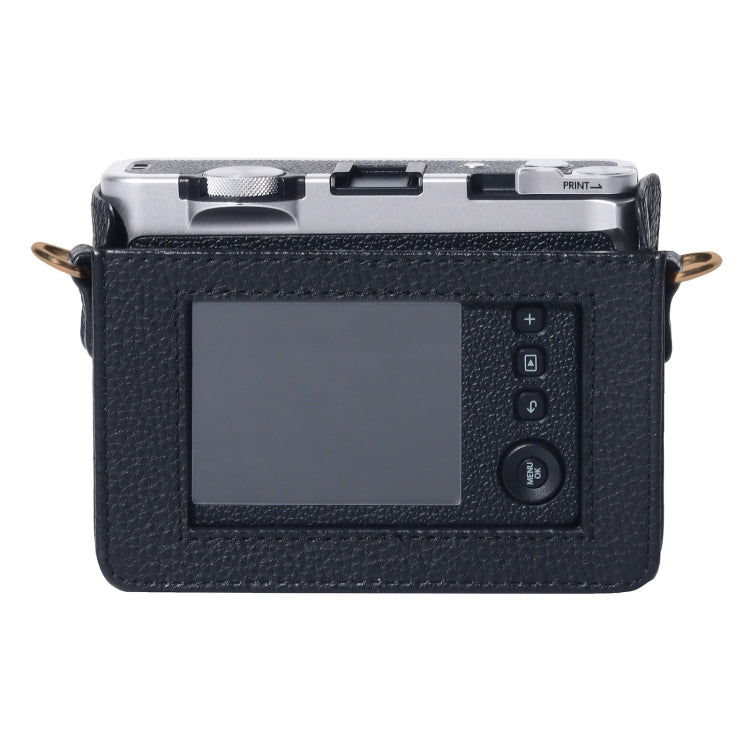 Para FUJIFILM instax mini Evo Cámara de cuerpo completo Funda de cuero genuino con correa, For FUJIFILM instax mini Evo