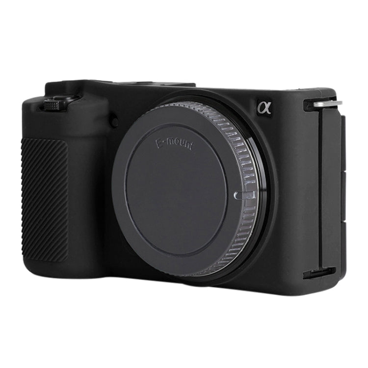 Para Sony ZV-E10 Funda protectora de silicona suave, For Sony ZV-E10