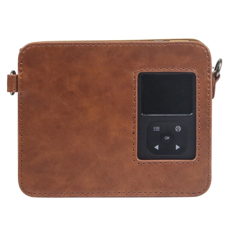 Para Kodak Mini Shot 3 Square Retro / C300R instax Cámara de cuerpo completo Funda de cuero PU con correa, For Kodak Mini Shot 3 Square Retro / C300R