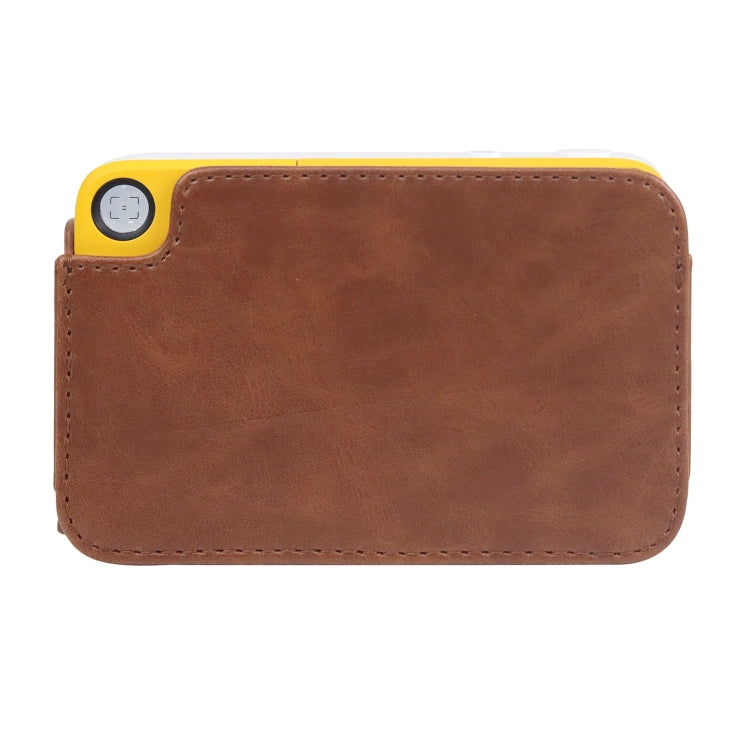 Para Kodak PRINTOMATIC Cámara de cuerpo completo Funda de cuero PU con correa, For Kodak PRINTOMATIC
