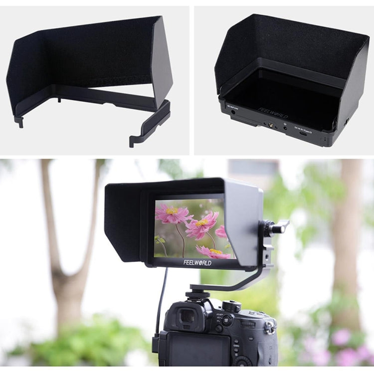 FEELWORLD F5 Pro V4 Pantalla táctil de 6 pulgadas Cámara DSLR Monitor de campo 3D LUT 4K HDMI Entrada Salida Brazo inclinable, F5 Pro V4