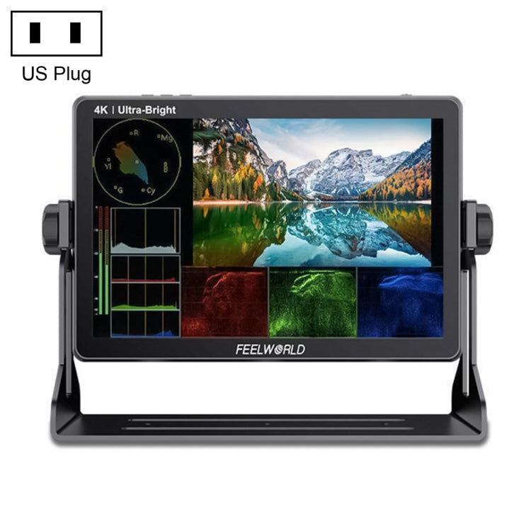 FEELWORLD LUT11S Monitor de campo para cámara DSLR con pantalla táctil de 2000 nits, ultra alto brillo, 10,1 pulgadas, 3G-SDI 4K HDMI, entrada y salida, panel IPS de 1920 x 1200, LUT11S