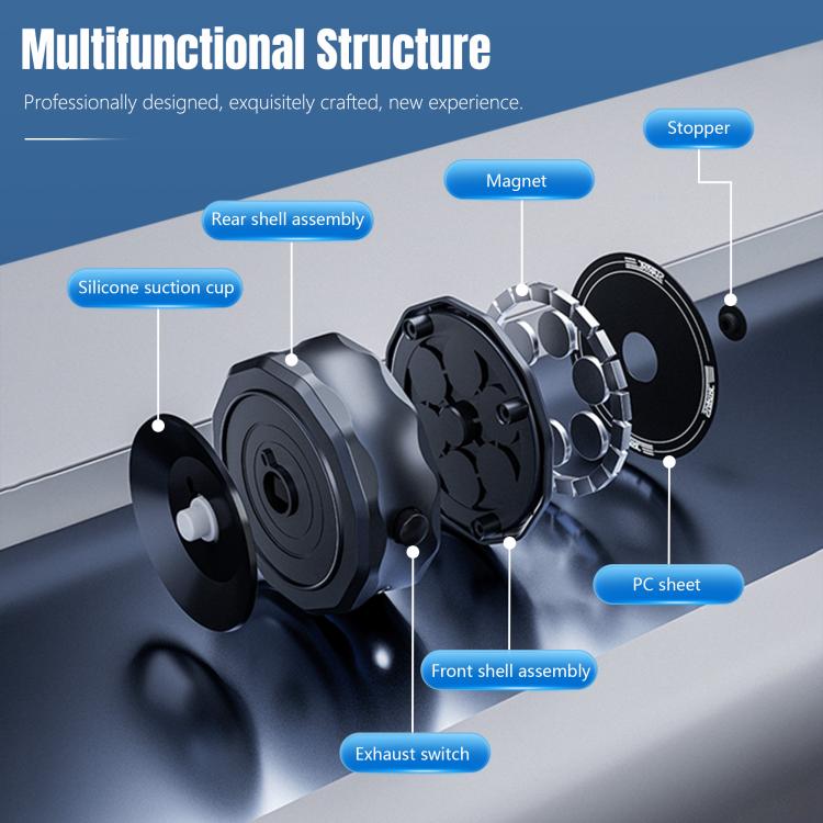 Soporte universal magnético eléctrico con ventosa STARTRC, Suction Cup Mount