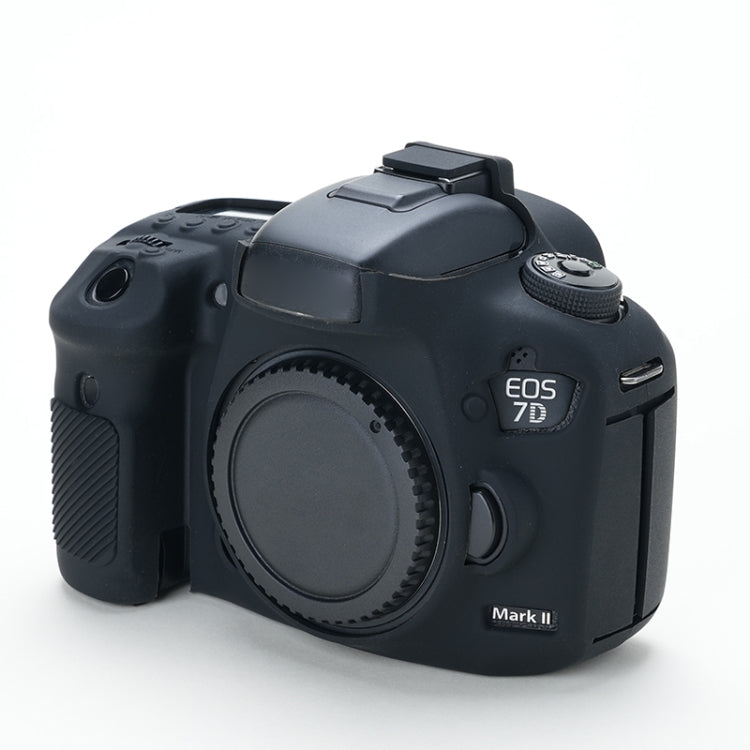 Para Canon EOS 7D Mark II Funda protectora de silicona suave, For Canon EOS 7D Mark II